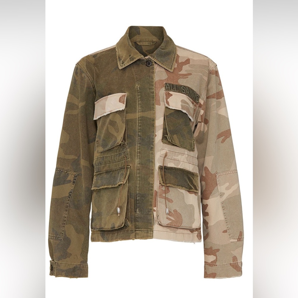 AllSaints Finch Camo Jacket xs